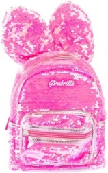 Ružičasti šljokičasti ruksak ZEČEK GIRABRILLA