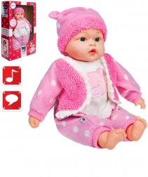 Mađarska govoreća i pjevajuća dječja lutka PlayTo Anička 46 cm