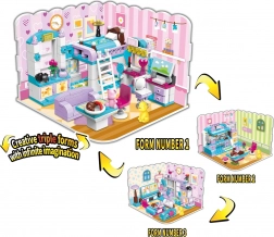 qman neograničene ideje djevojačka soba 3u1 građevni set (194 dijela)