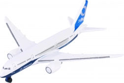 Metalni putnički zrakoplov BOEING 787-9 bijeli 10 cm – Majorette Airport