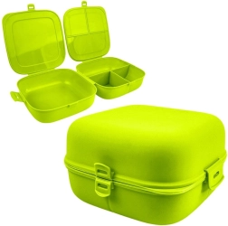 Vilde zeleni podijeljeni lunchbox 2×700 ml