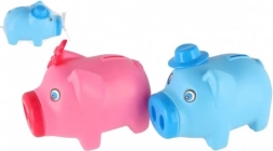 Plastična kasica-prasica 16 × 12 cm, 2 boje