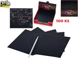 Slikovnice za struganje TOYS& TRENDS – kreativni set 100 listova