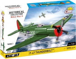 Konstrukcijski set zrakoplova P-47 THUNDERBOLT 1:32 (477 dijelova)