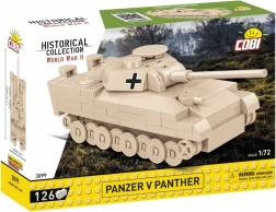 Konstrukcijska igra COBI Panzer V Panther 1:72 – mini tenk, 126 dijelova