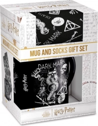 Harry Potter Dark Arts muški poklon set šalica i čarape