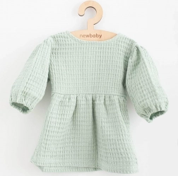Dječja mušelinska haljina NEW BABY Comfort clothes kadulja