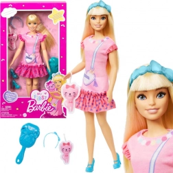 Moja prva BARBIE lutka s mačićem, 34 cm