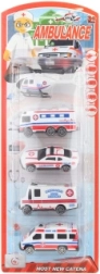 Set spasilačkih vozila – ambulanta, 5 komada