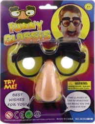 Karnevalske naočale s nosom i brkovima