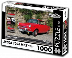 Puzzle Retro-automobili Škoda 1000 MBX (1967) – 1000 dijelova