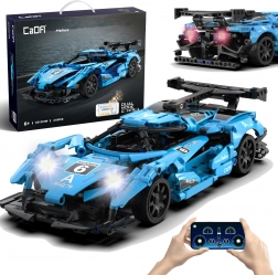 Konstruktorski set CaDA RC sportski automobil Helios s LED, 419 dijelova