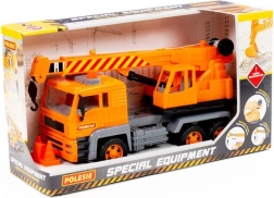 Igračka dizalica s pomičnom kukom i ručnim vitlom