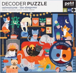 Puzzle Mačke s 3D naočalama 100 kom od Petit Collage