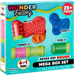 Plastelin Wonder Factory Never Dry Dough Mega Box Set