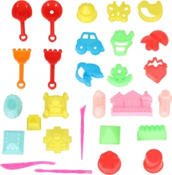 Šarene igračke za pijesak - lopatice i kalupi