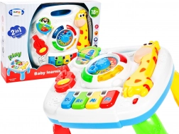 Edukativni stolić žirafa s orguljicama