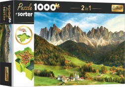 Puzzle s razvrstivačem 2u1 Dolomiti, Italija – 1000 dijelova