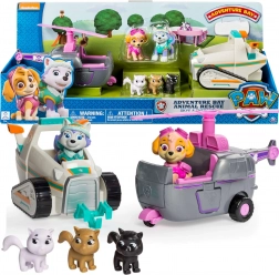Paw Patrol spasilački set Skye i Everest – helikopter, snježni skuter i figurice mačića