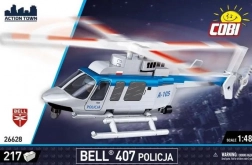 Cobi građevni set Bell 407 Police – civilni helikopter 1:48