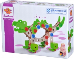 Eichhorn drvena konstrukcijska slagalica Constructor dinosauri 100 dijelova