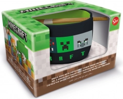 Minecraft ramen zdjela i štapići poklon set