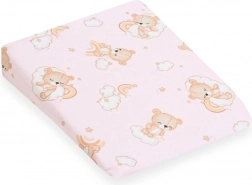 Navlaka za dječji klinasti jastuk 30×37 cm ružičasti medvjedić