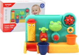 Dječja kupaonska igračka – fontana sa žabicom i vodenim mlincem