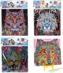 Dijamantno slikanje Životinje na kartonu 20x20 cm