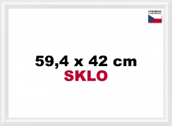 Plastični okvir za slagalice A2 bijeli