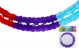 Šarena papirnata girlanda 3 m