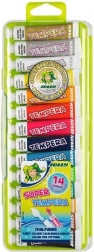 Tempera Jolly - 12 boja + srebrna i zlatna