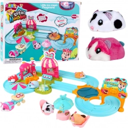 Interaktivna staza za hrčka Sladoledarnica i Kavana s baterijom