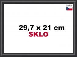 Plastični crni okvir A4