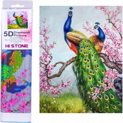 Dijamantno slikanje – paunovi 30 × 40 cm