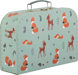 A Little Lovely Company set od dva kartonska kovčega za djecu s motivom šumskih životinja – Prijatelji
