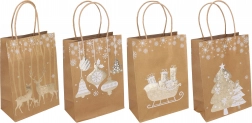 Božićna poklon-vrećica M 21 × 27 × 11 cm