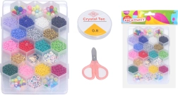 Set perlica s uzicom, škarama i kopčom