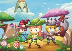 Slagalica Tri mala junaka 50 dijelova