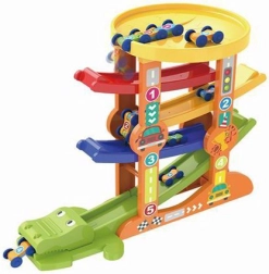 Utrkačka staza krokodil s autićima i izbacivačem