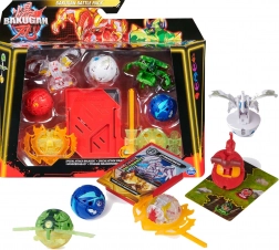 Bakugan battle pack sa spinnerom i figuricama Bruiser, Dragonoid, Hammerhead i Nillious