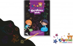 Šareni grebalni blokovi 14 × 20 cm, 10 listova