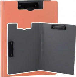 Ružičasta ploča s omotom i dvama kopčama A4