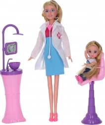 Lutka zubarica s djevojčicom 29 cm