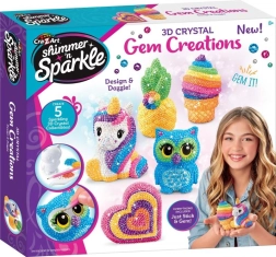 Creative Set for Decorating 3D Casts with Gemstones