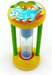 Pješčani sat za mjerenje vremena čišćenja zubi dinosaur