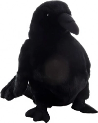 Ekološki plišani gavran lutka na ruku