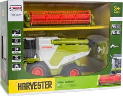 Dječji RC kombajn 1:24 zeleni s dimnim efektom