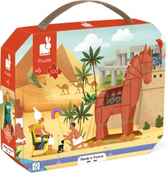 Panoramske puzzle u kovčežiću antika i mitologija 100 dijelova