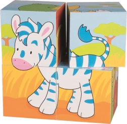 Drvene kocke Životinje od Goki